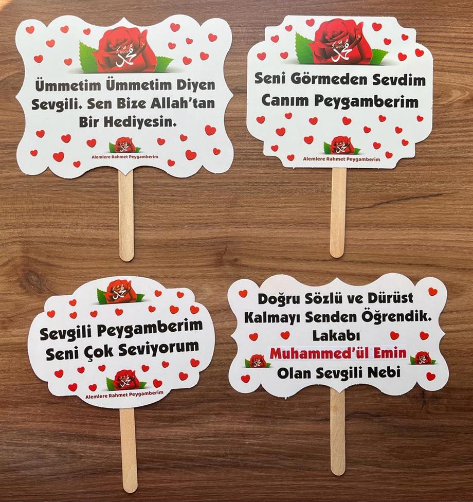 4'LÜ MEVLİD KANDİLİ PANKARTI
