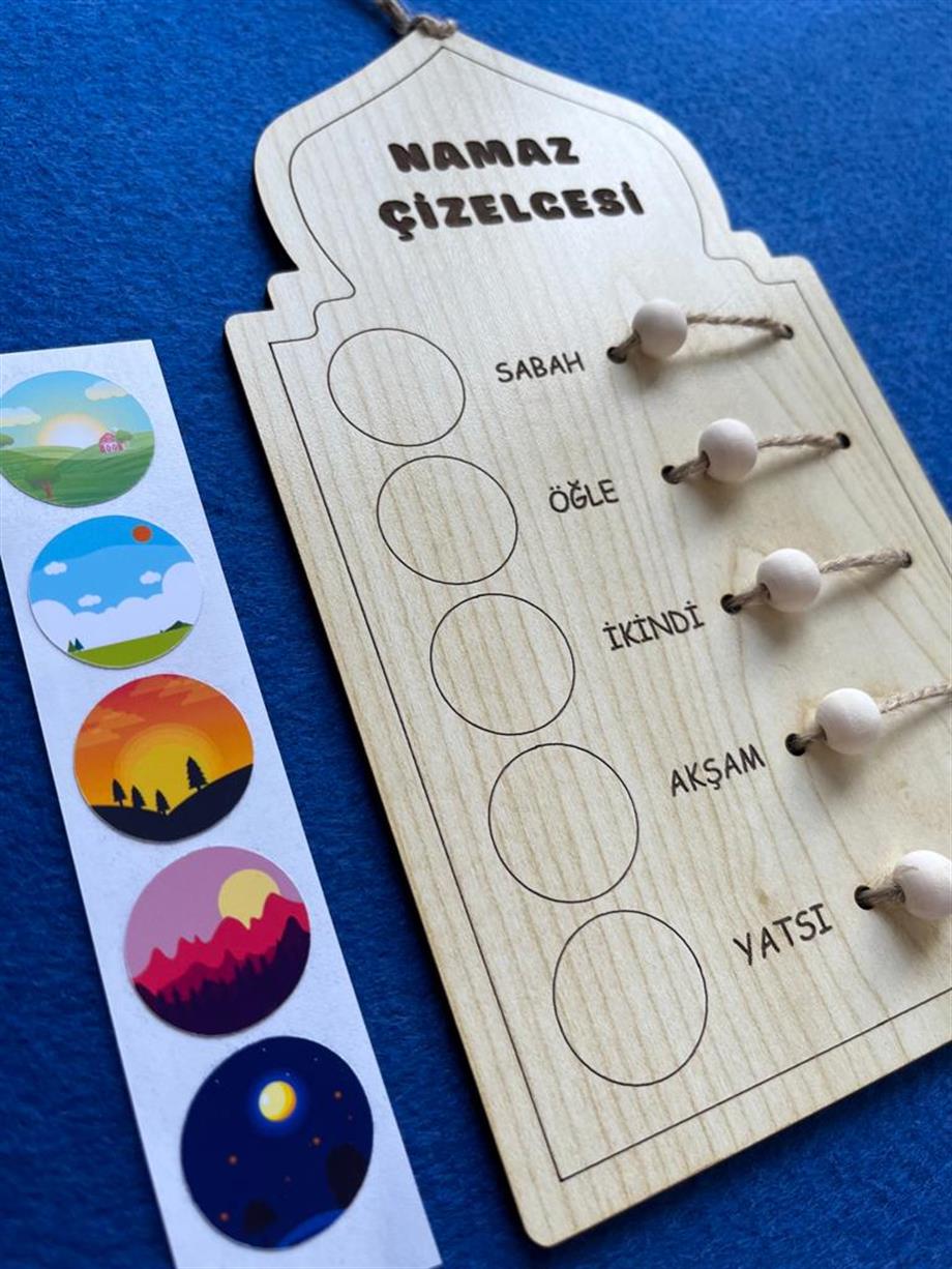 AHŞAP NAMAZ ÇİZELGESİ