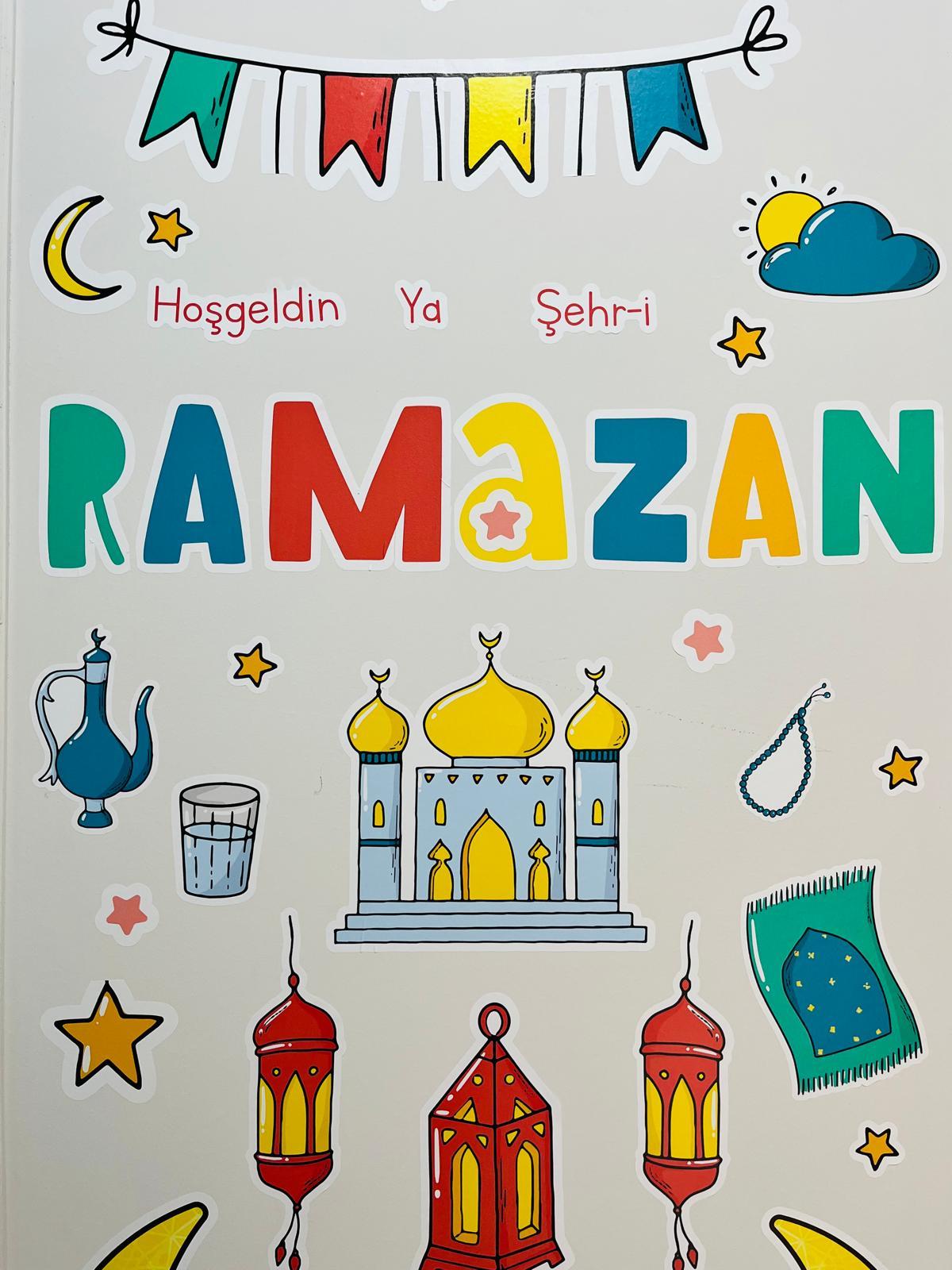 Hoşgeldin Ramazan Cam Süsleme Sticker-3