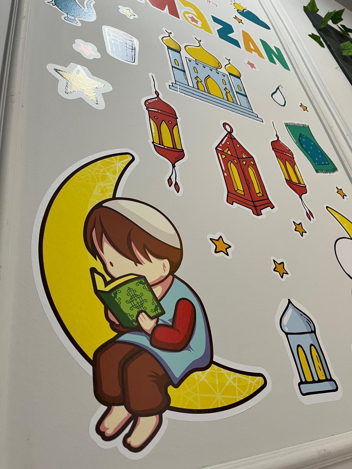 Hoşgeldin Ramazan Cam Süsleme Sticker-3
