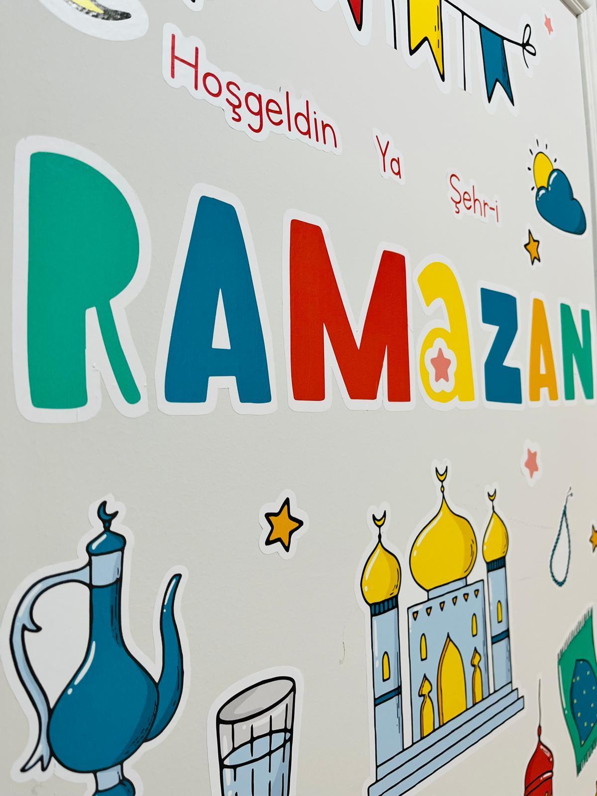 Hoşgeldin Ramazan Cam Süsleme Sticker-3