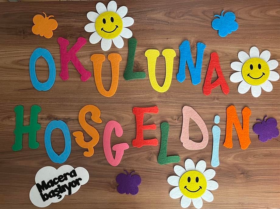 KEÇE OKULUNA HOŞGELDİN PANOSU