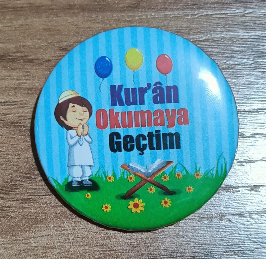 Kur'an okumaya geçtim rozeti