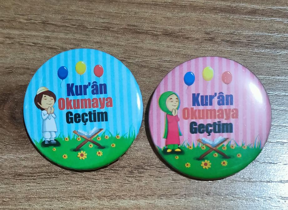 Kur'an okumaya geçtim rozeti