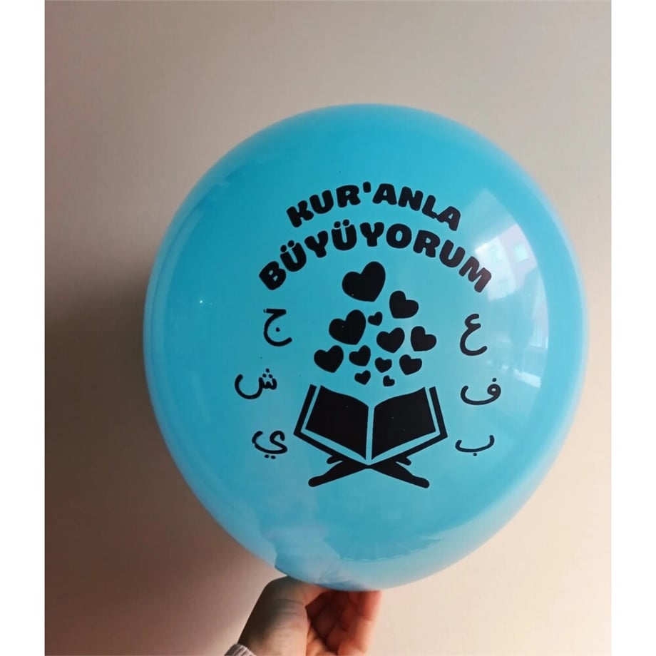 Kur'anla büyüyorum balonu(10'lu)