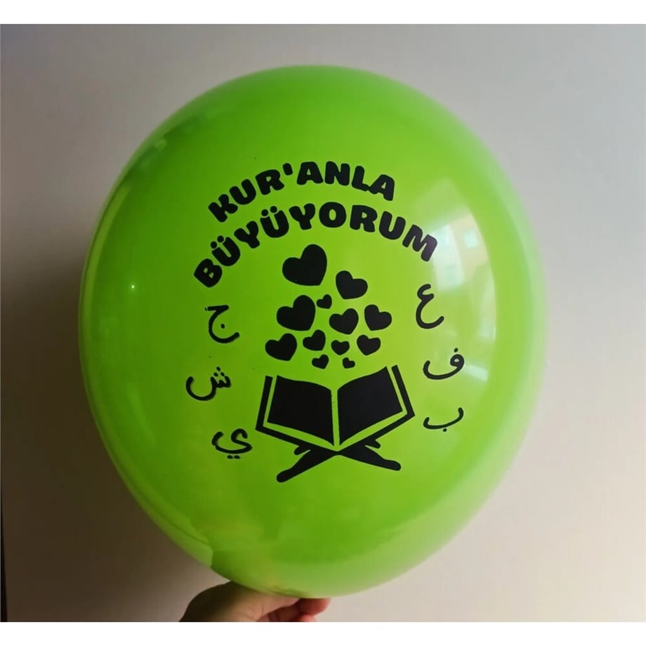 Kur'anla büyüyorum balonu(10'lu)