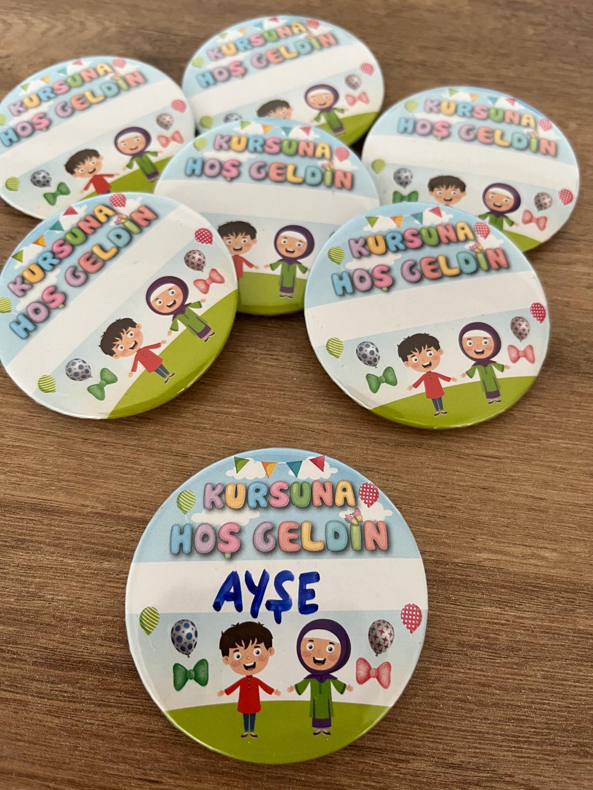 Kursuna Hoşgeldin Rozeti-1