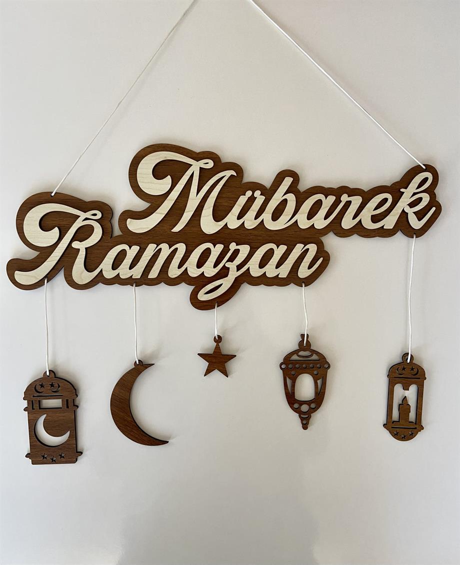 Mübarek Ramazan duvar süsü