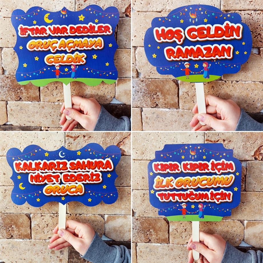 Ramazan Ayı El Pankartı