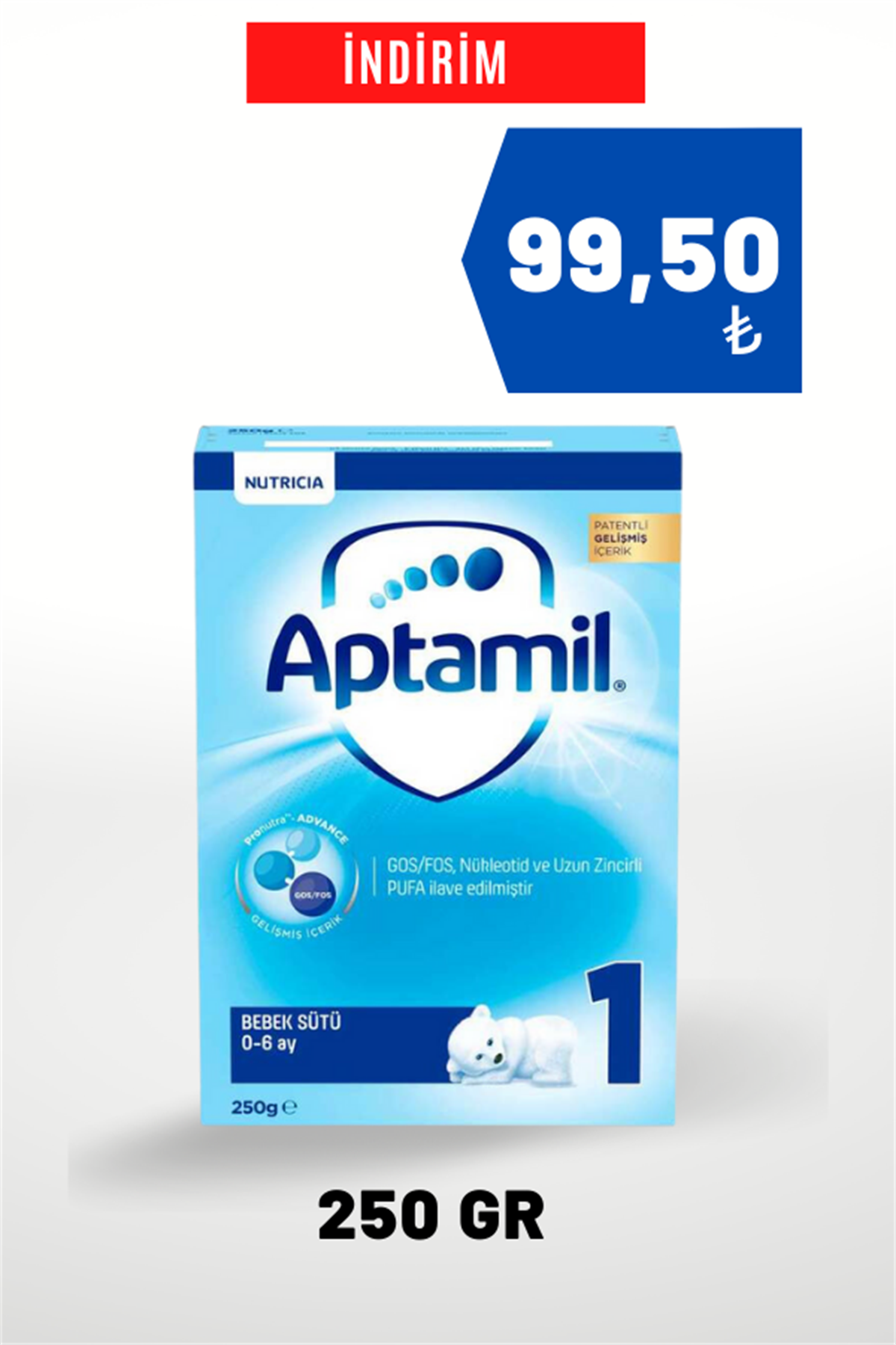 Aptamil 1 Bebek Sütü 250 Gr