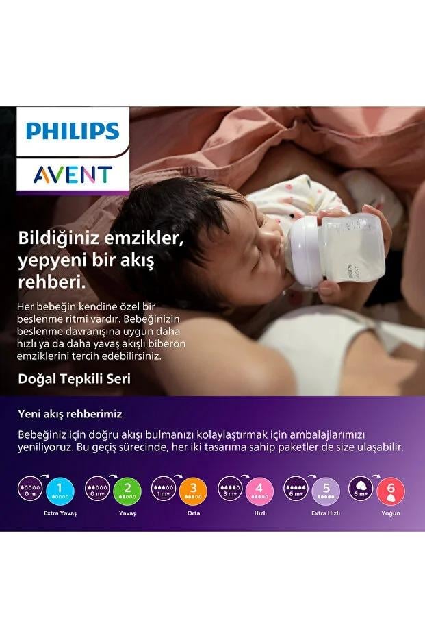 Philips Avent SCY906/01 Natural Response Pp Biberon 6Ay+ 330ml