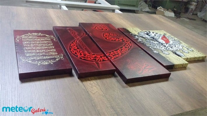 Dini ve Osmanlı Kanvas Tablo