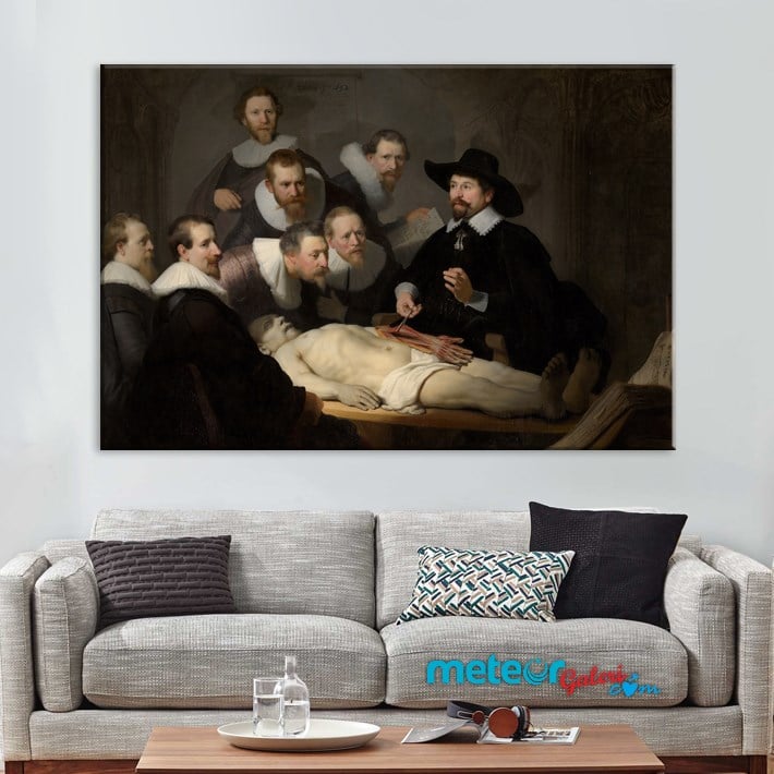Anatomy Lesson Kanvas Tablo
