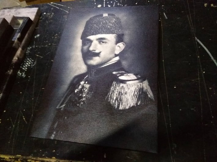 Enver Paşa Kanvas Tablosu