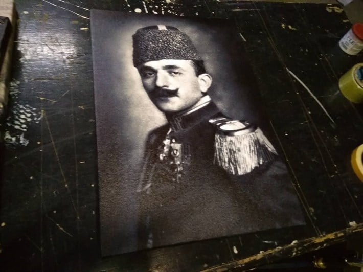 Enver Paşa Kanvas Tablosu