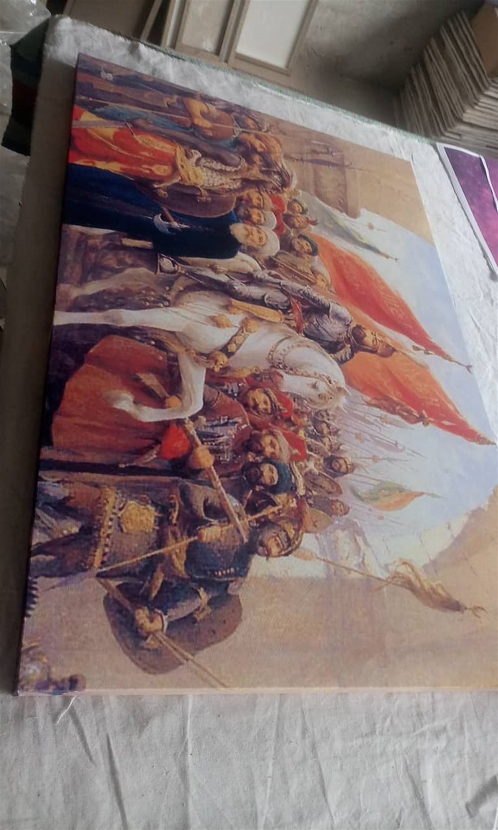 İstabulun Fethi Fatih sultan Mehmet 1453 Tek Parça Kanvas Tablo