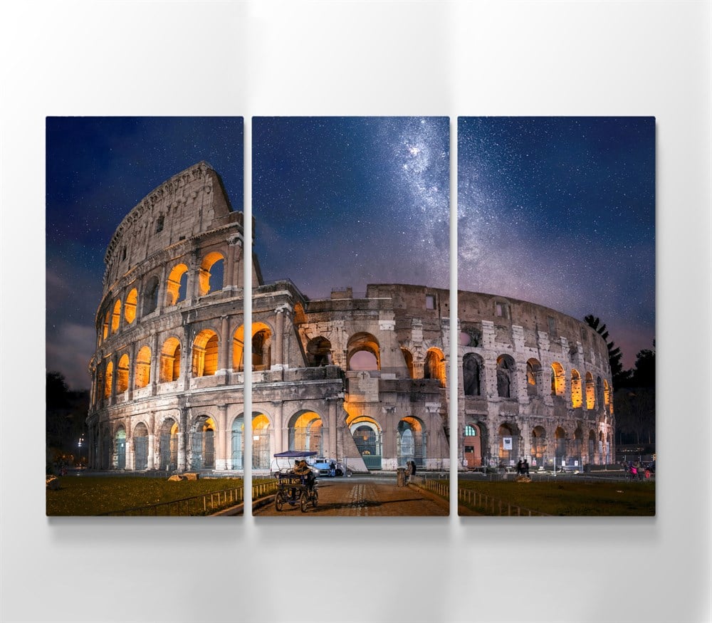 Kolezyum Roma italya Kanvas Tablosu