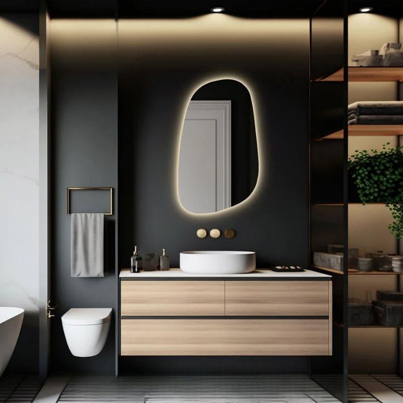 LED Işıklı Düzensiz Ayna, Buğu Önleyici Ayna, Arkadan Aydınlatmalı Ayna, LED Banyo Aynası, Aydınlatmalı Makyaj Aynası, Boy Aynası, Yatak Odası Aynası