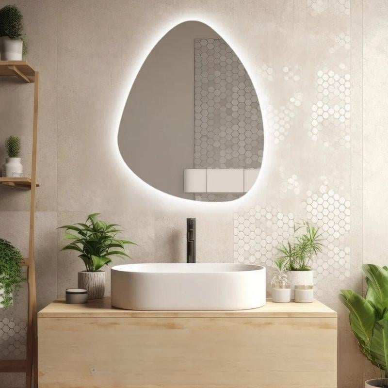 LED Işıklı Düzensiz Ayna, Buğu Önleyici Ayna, Arkadan Aydınlatmalı Ayna, LED Banyo Aynası, Aydınlatmalı Makyaj Aynası, Boy Aynası, Yatak Odası Aynası