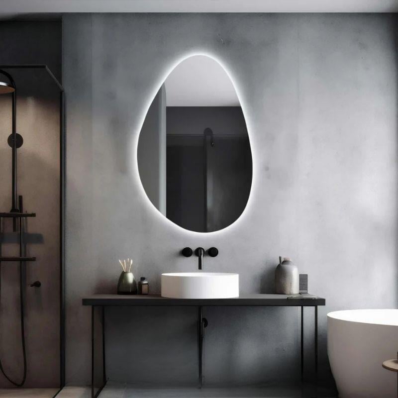 LED Işıklı Düzensiz Ayna, Buğu Önleyici Ayna, Arkadan Aydınlatmalı Ayna, LED Banyo Aynası, Aydınlatmalı Makyaj Aynası, Boy Aynası, Yatak Odası Aynası