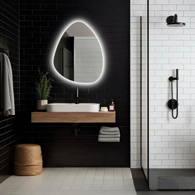 LED Işıklı Düzensiz Ayna, Buğu Önleyici Ayna, Arkadan Aydınlatmalı Ayna, LED Banyo Aynası, Aydınlatmalı Makyaj Aynası, Boy Aynası, Yatak Odası Aynası