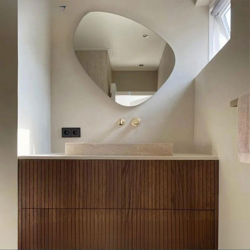 LED Işıklı Düzensiz Ayna, Buğu Önleyici Ayna, Arkadan Aydınlatmalı Ayna, LED Banyo Aynası, Aydınlatmalı Makyaj Aynası, Boy Aynası, Yatak Odası Aynası