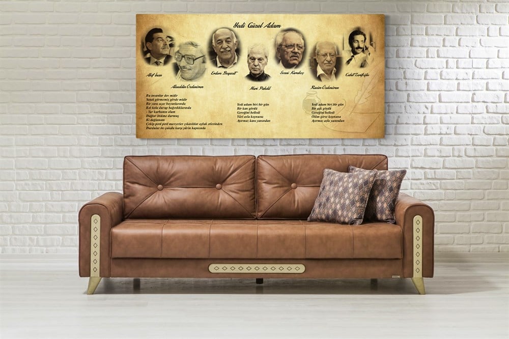 Yedi Güzel Adam Kanvas Tablosu