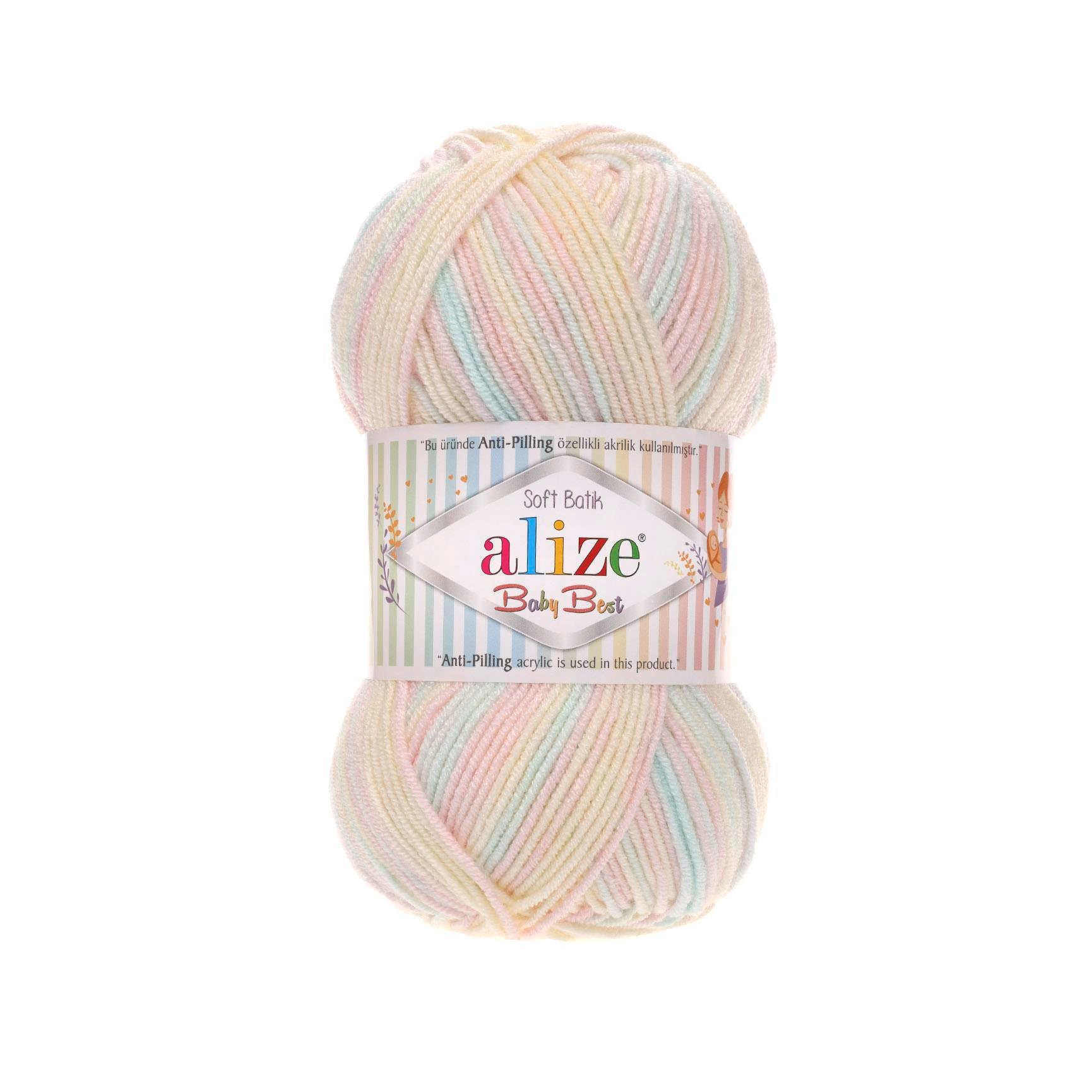 Alize Baby Best Batik Anti Pilling El Örgü İpliği 6655 Batik  - 1 ADET