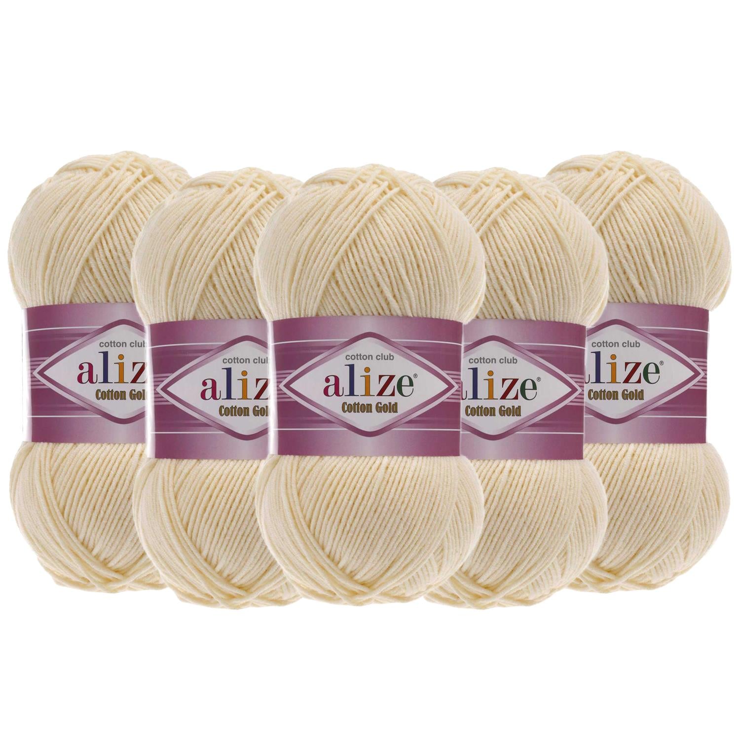 Alize Cotton Gold El Örgü İpliği - 458 Sahra   5 Adet