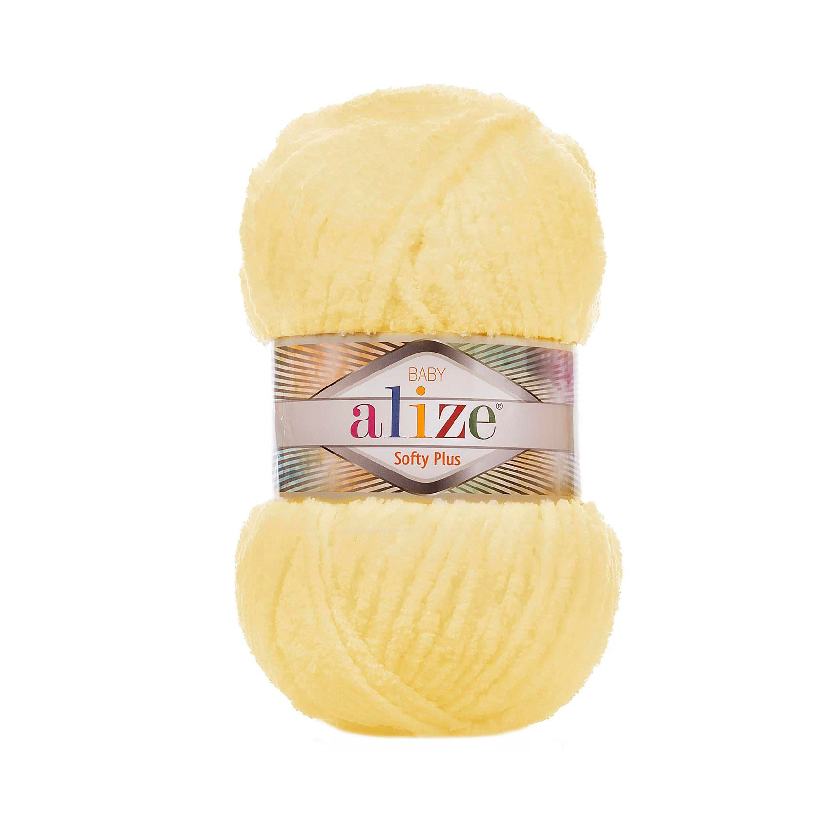 Alize Softy Plus El Örgü İpliği 13 Sarı  - 1 ADET