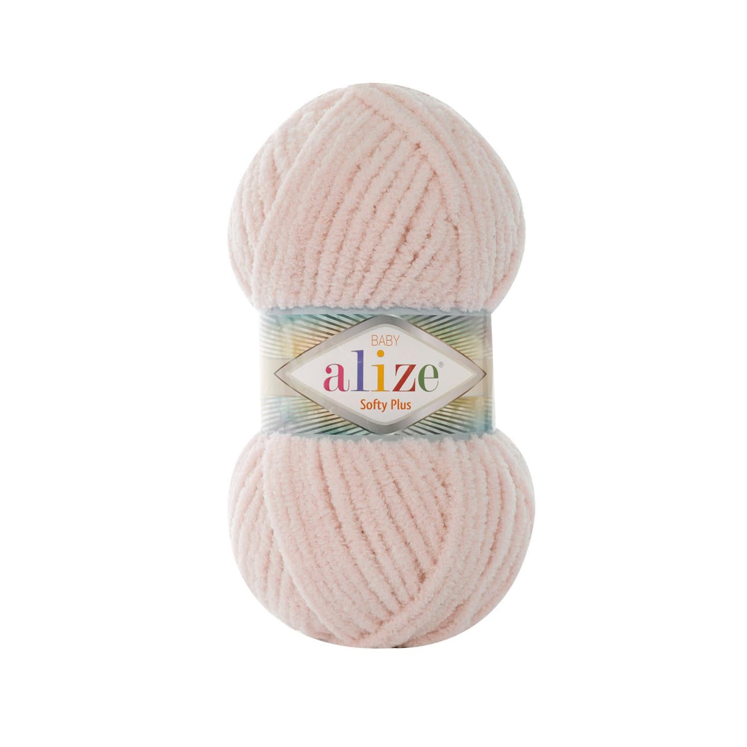 Alize Softy Plus El Örgü İpliği - 382 Açık Şeftali - 