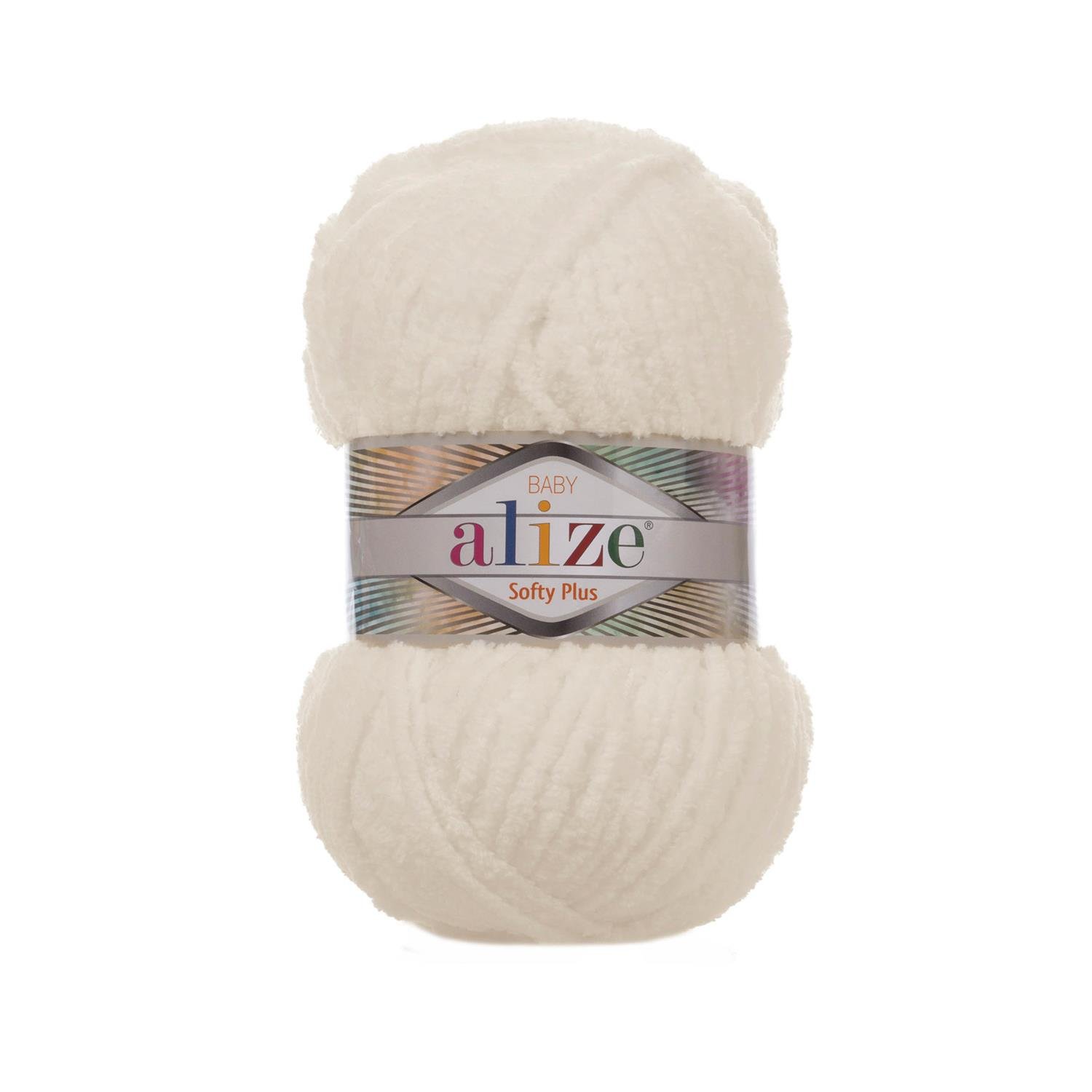 Alize Softy Plus El Örgü İpliği - 62 Krem - 