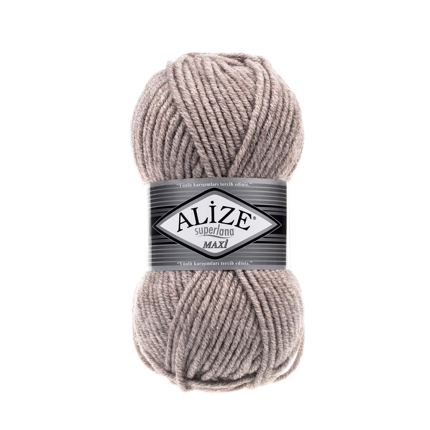Alize Superlana Maxi 207 Melanj Kahve 