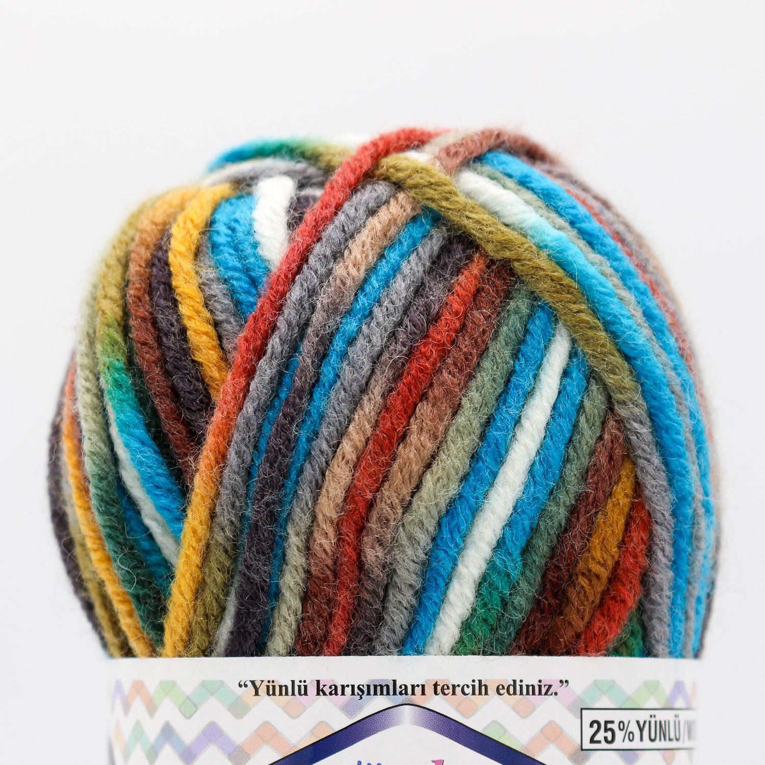 Alize Superlana Maxi Multi Color 52145 Çok Renkli 