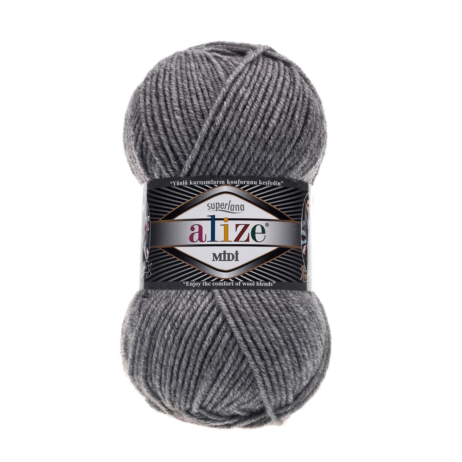 Alize Superlana Midi/21 Gri/