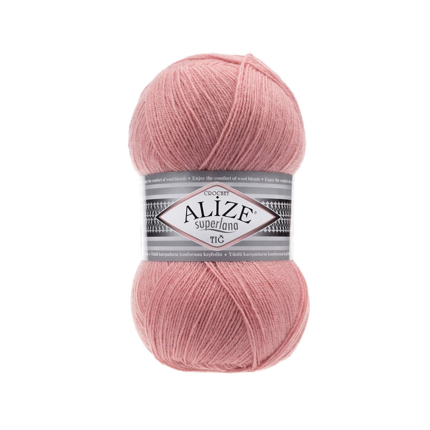 Alize Superlana Tığ 144 Pembe 