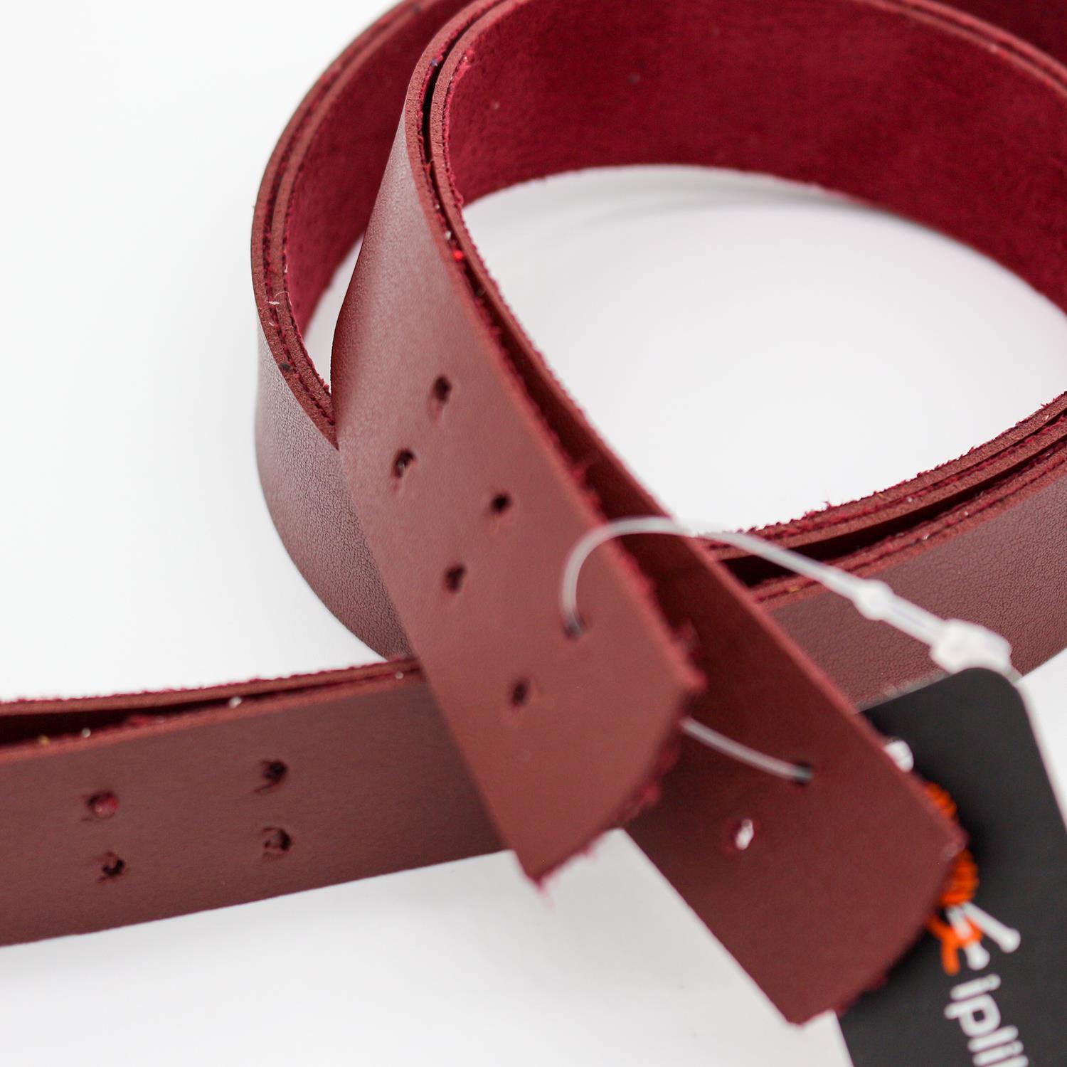Deri İkili Spor Çanta Sapı 70cm & 24mm Bordo 