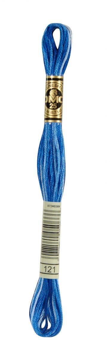 DMC Muline İp 121 Mavi Çok Renkli 