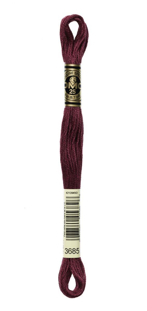 DMC Muline İp 3685 Bordo 