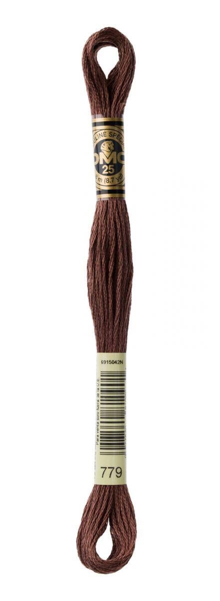 DMC Muline İp 779 Kahverengi 