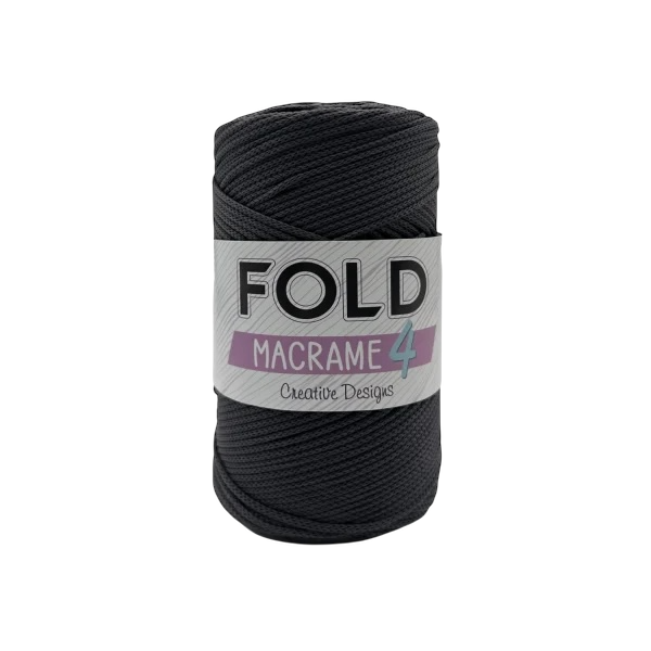 Fold Yarn 4 No Polyester Makrome İp 200gr 3mm 069 Füme  - 1 ADET