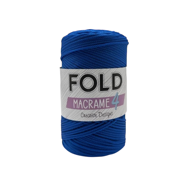 Fold Yarn 4 No Polyester Makrome İp 200gr 3mm 240 Saks Mavi  - 1 ADET