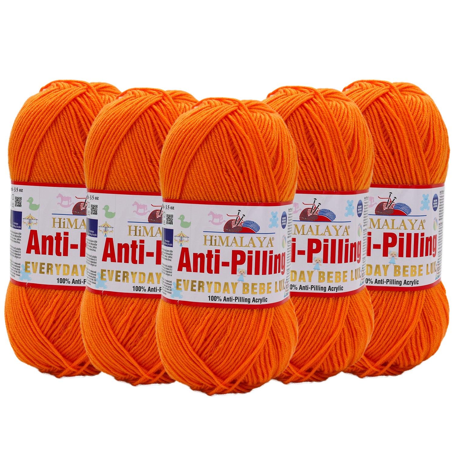 Himalaya Everyday Bebe Lux Anti Pilling El Örgü İpliği - 70456 Turuncu
