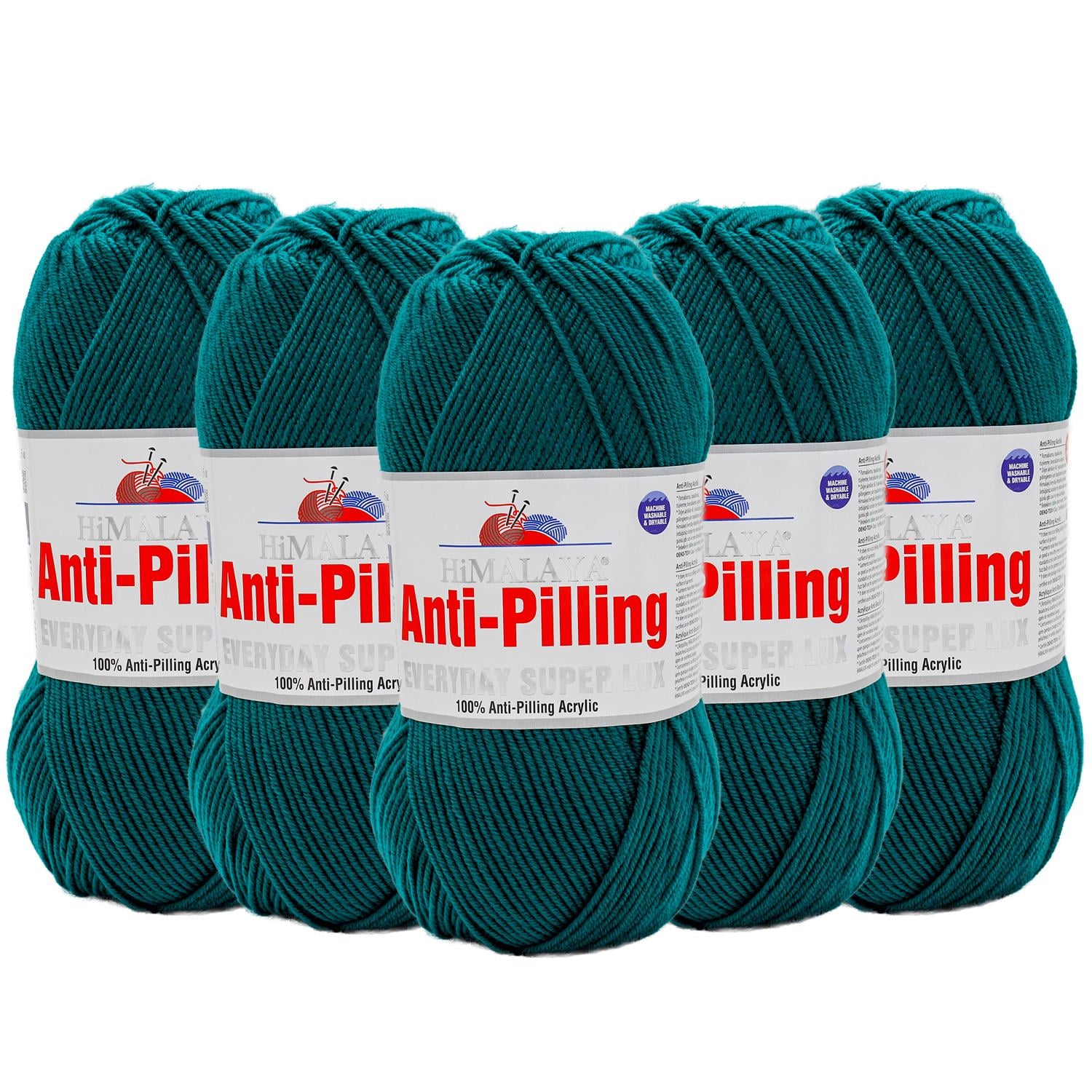 Himalaya Everyday Super Lux Anti Pilling El Örgü İpliği - 73419 Petrol Yeşili   5 Adet