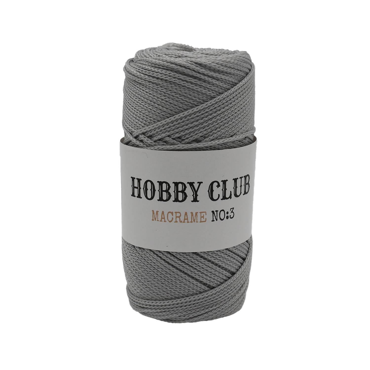 Hobby Clb Polyester Makrome 100gr 2mm 060 Gri