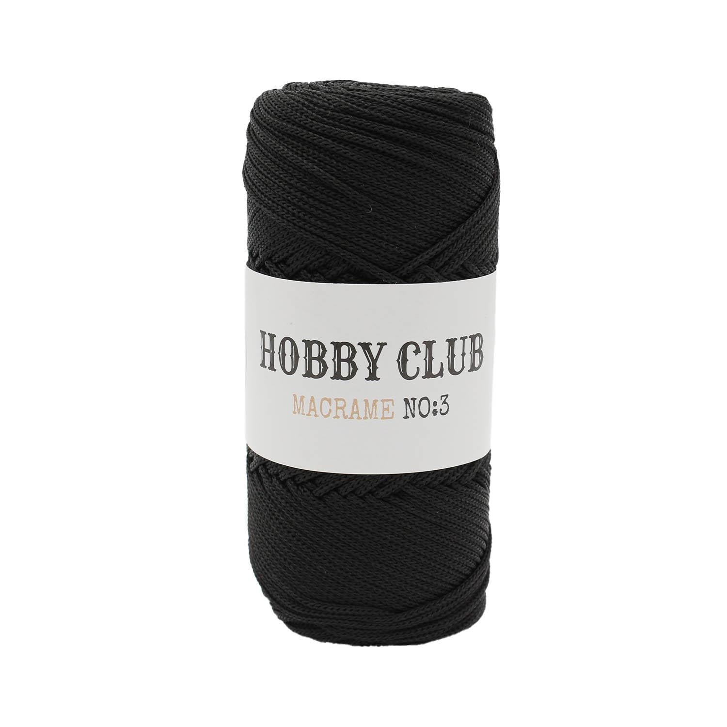 Hobby Clb Polyester Makrome 100gr 2mm 270 Siyah