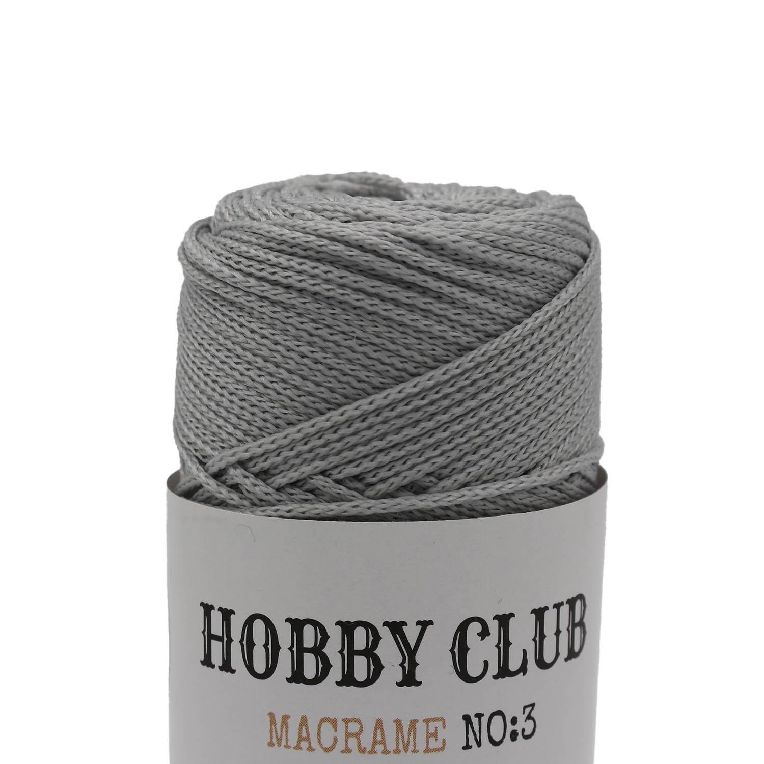 Hobby Clb Polyester Makrome 100gr 2mm 060 Gri