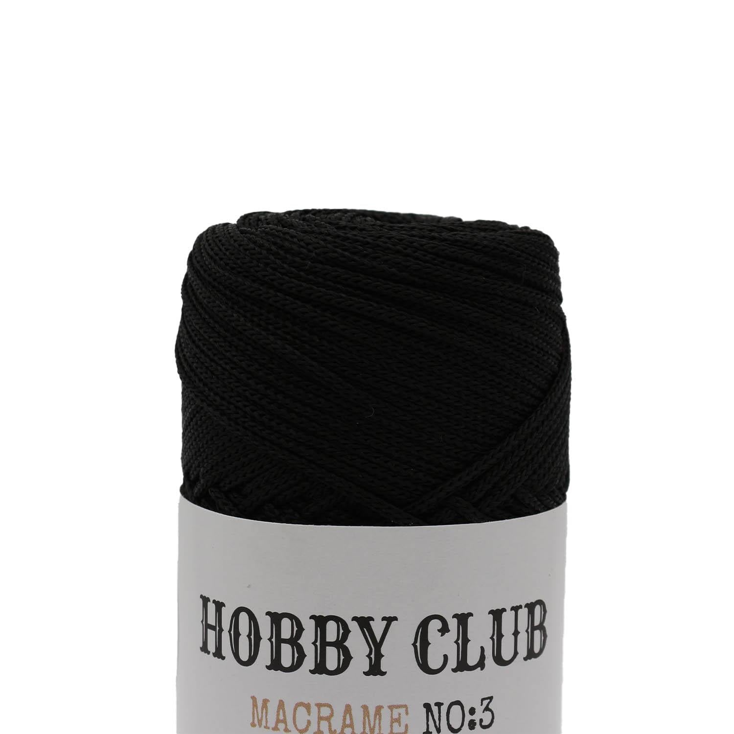 Hobby Clb Polyester Makrome 100gr 2mm 270 Siyah