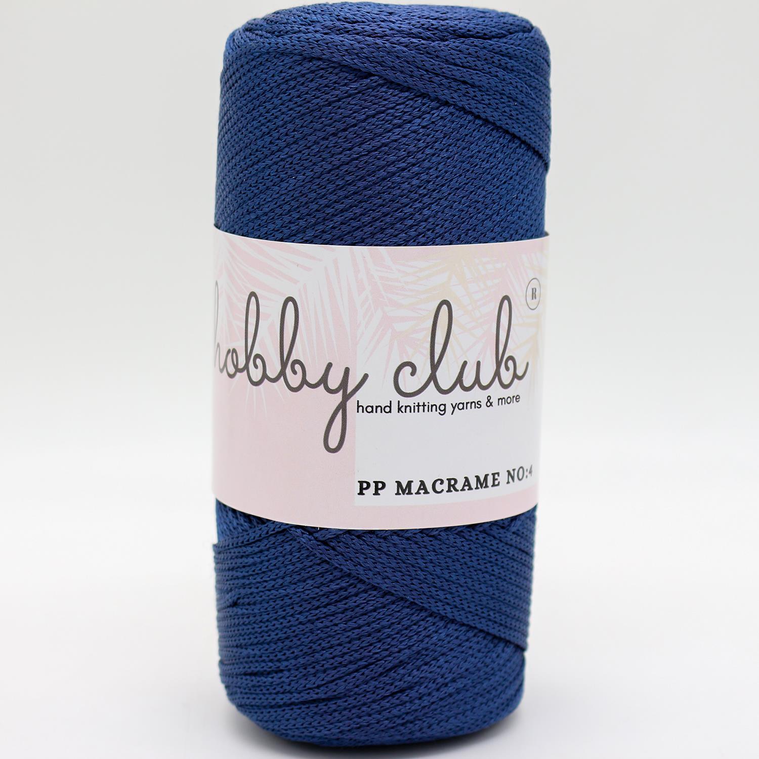 Hobby Clb Polyester Makrome 200gr 3mm 260 Lacivert