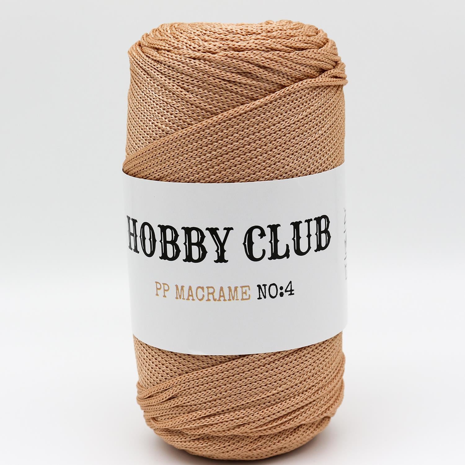 Hobby Clb Polyester Makrome 200gr 3mm 032 Sütlü Kahve